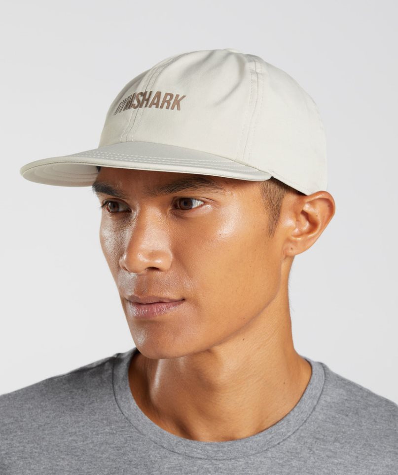 Gymshark Flat Peak Caps Cream | NZ 5CJFSL